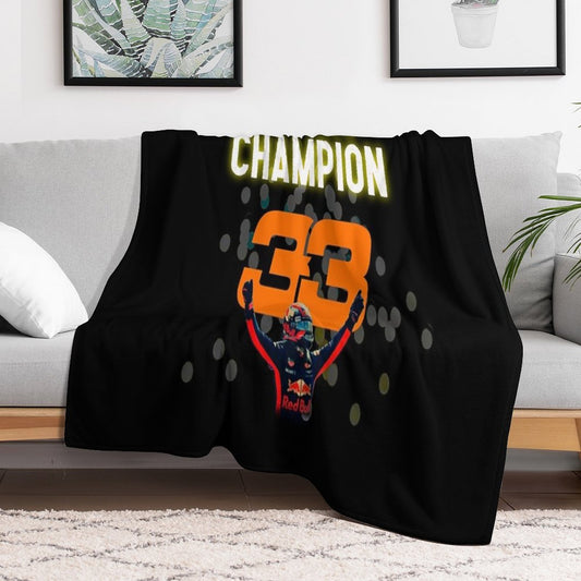 Verstappen Champion Throw Blanket