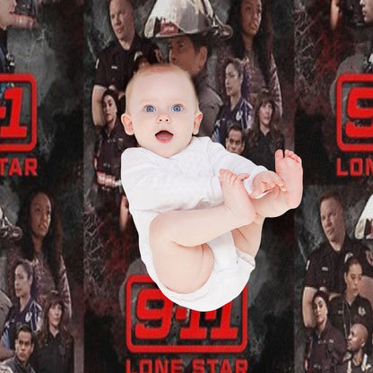 911 Lone Star - Cellular Throw Blanket