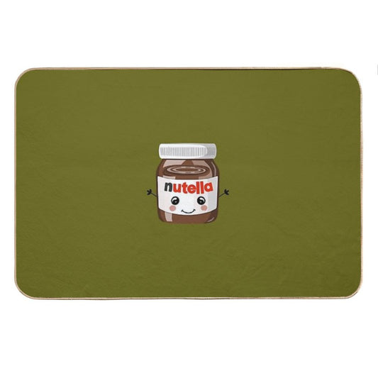 Nutella Cutie Throw Blanket Bath Mat