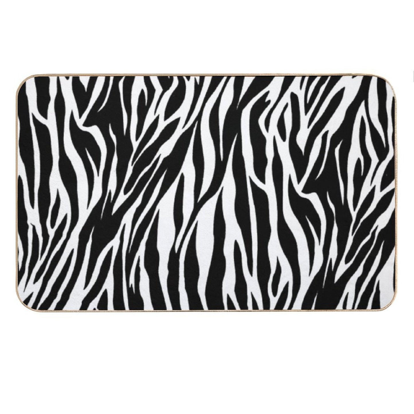 Beautiful Zebra Skin Bath Mat