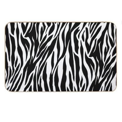 Beautiful Zebra Skin Bath Mat