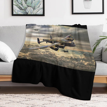 Avro Lancaster Throw Blanket