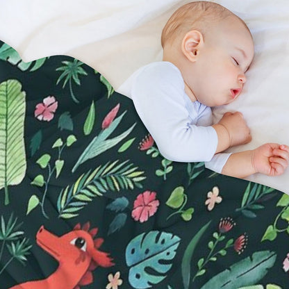 Tropical Dragon Throw Blanket