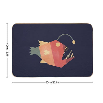 The Rare Rainbow Anglerfish Bath Mat