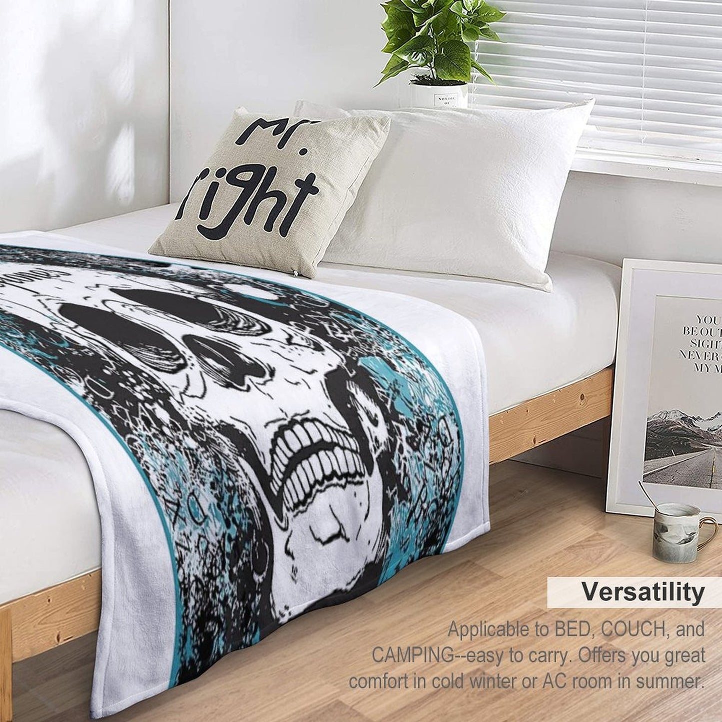 Alternative Metal Band Throw Blanket