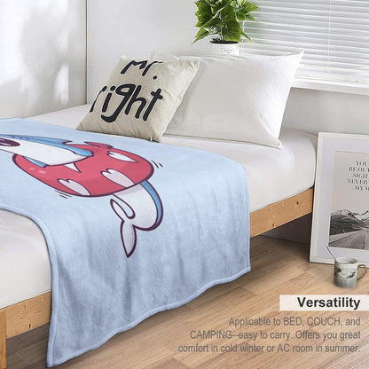 Shark Summer Fun Throw Blanket