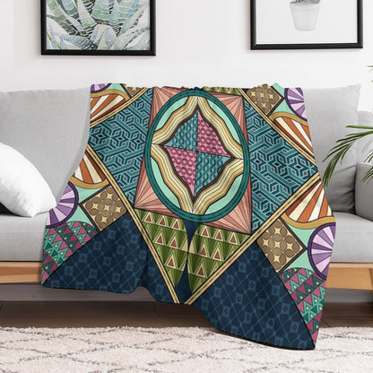 Vintage Pattern Throw Blanket