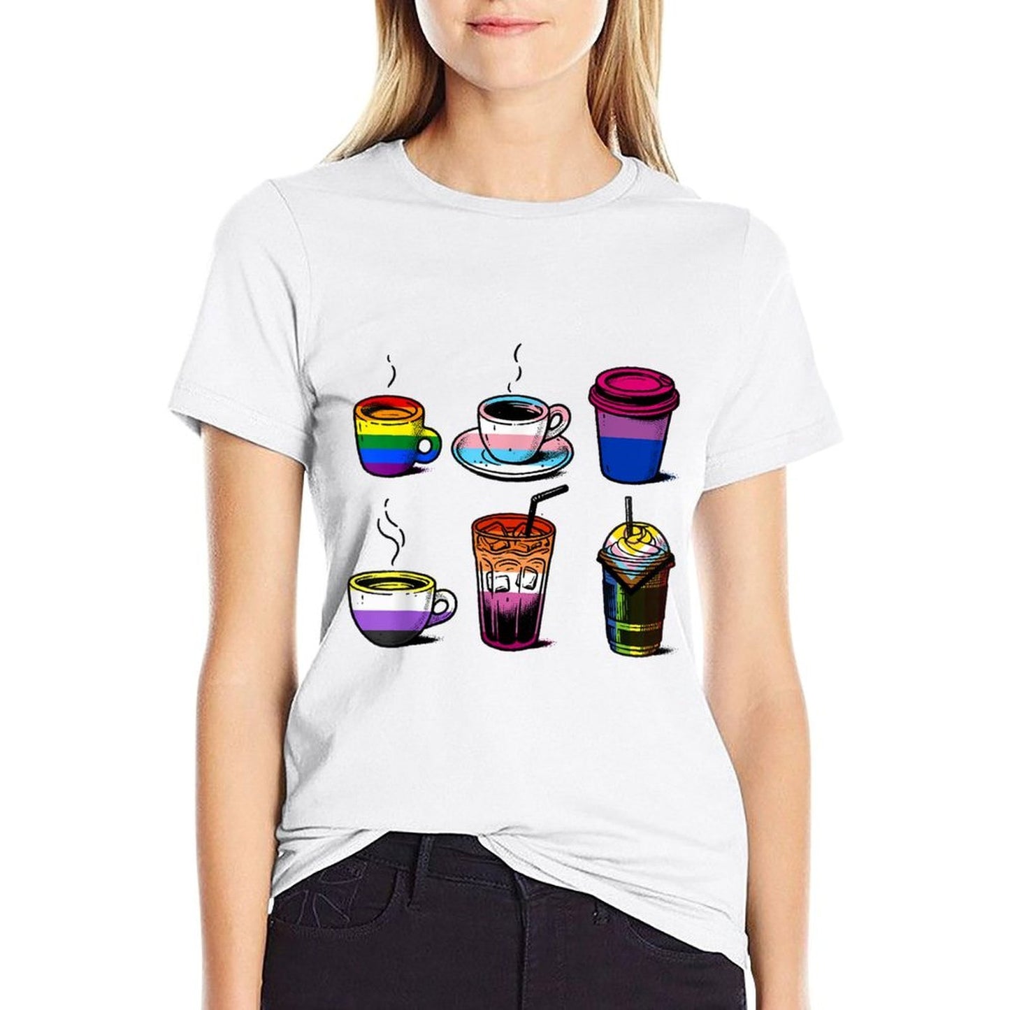 Pride LGBT Coffee  Classic T-Shirt