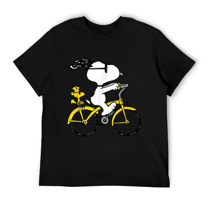 Snoopy & Woodstock Riding Bike T-Shirt