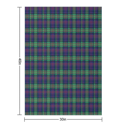Carnegie Mellon University Tartan Plaid Throw Blanket