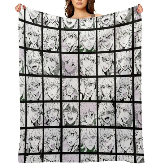 Nagito Manga Collection (Colored) Throw Blanket