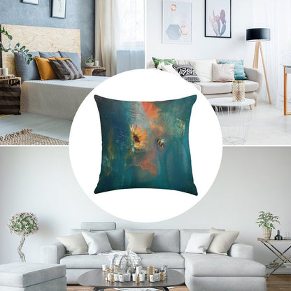 Underglow Linen Throw Pillow Cover