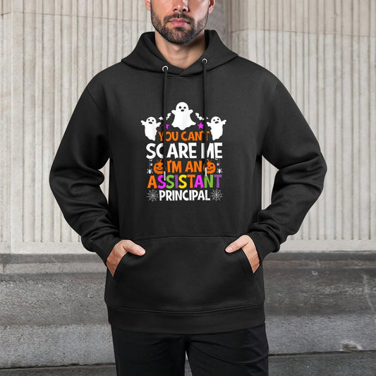 You Cant Scare Me Im An Assistant Principal Halloween Pilling-Resistant Hoodie
