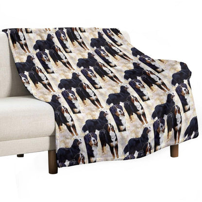 Bernese Mountain Dog Throw Blanket