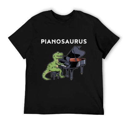 Grand Piano Kids Pianist Gift Dinosaur Music Piano T-Shirt