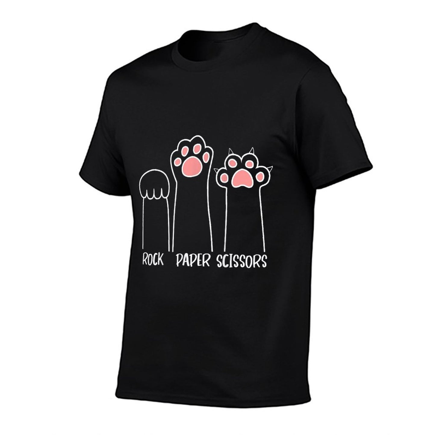Introvert Cat Animal Rescue Pet Lover Apparel Rock Paper Scissors Hand Game Cute Paw Funny Cat  Vintage-inspired T-Shirt