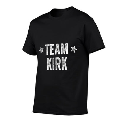 Team KIRK - Last Name  Kirk Family Member Surname  Fade-proof Color T-Shirt