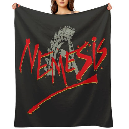 Nemesis Logo WLoop Throw Blanket