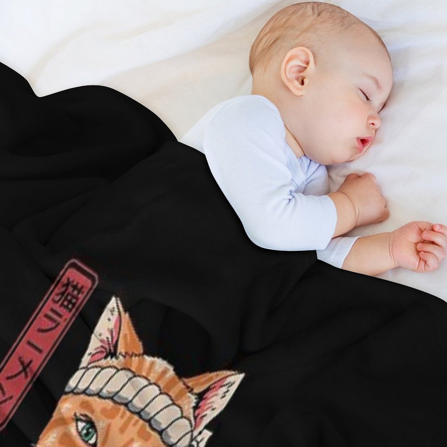 Neko Ramen Throw Blanket