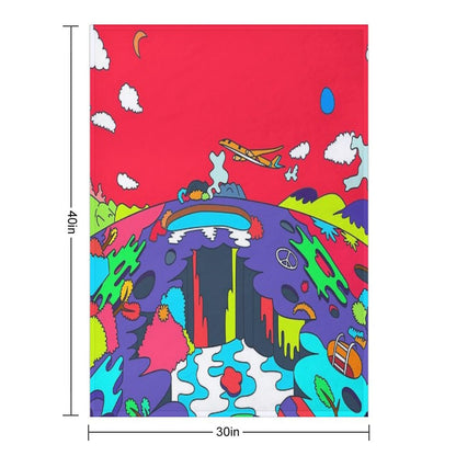 J-Hope Hope World Album Art Throw Blanket