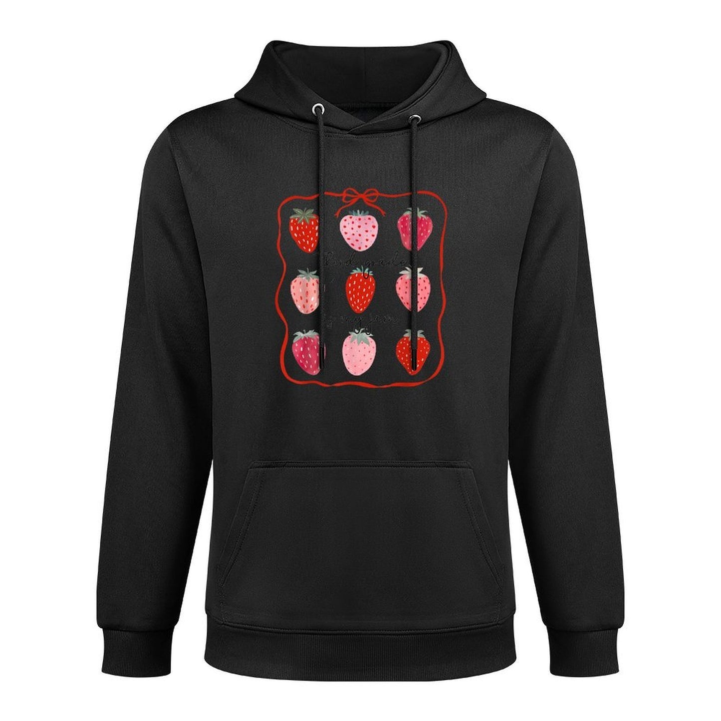 Women Third Grade Is My Jam Strawberry Third Grade Teacher Medium-Weight Fabric Hoodie