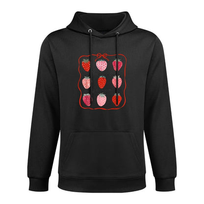 Women Third Grade Is My Jam Strawberry Third Grade Teacher Medium-Weight Fabric Hoodie