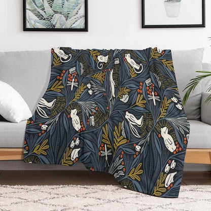 Wind in The Willows Throw Blanket