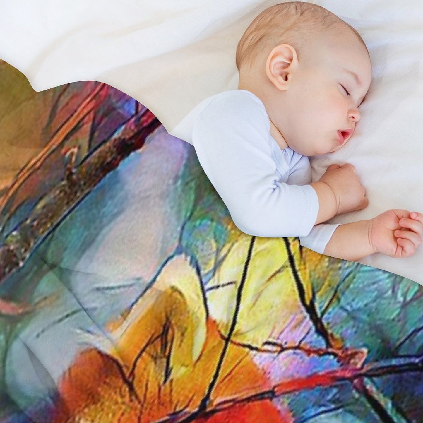 Autumnal Red Panda Throw Blanket