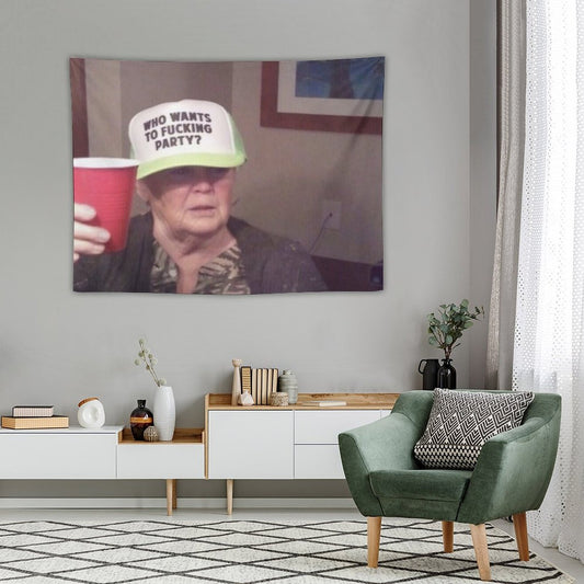 Who Wants to Fucking Party Tapestry