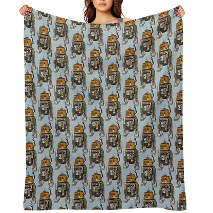 Best Gifts For Men And WomenRebel Toons Chopper Throw Blanket