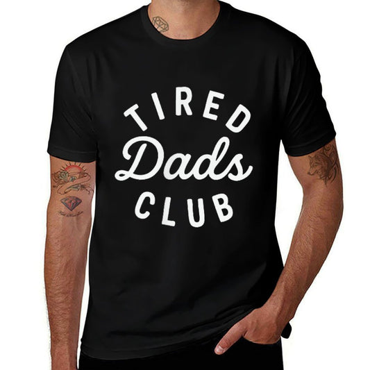 Tired Dads Club ( 2 Sided) Car Race Track On Dad Daddy Mens  Wrinkle-resistant T-Shirt