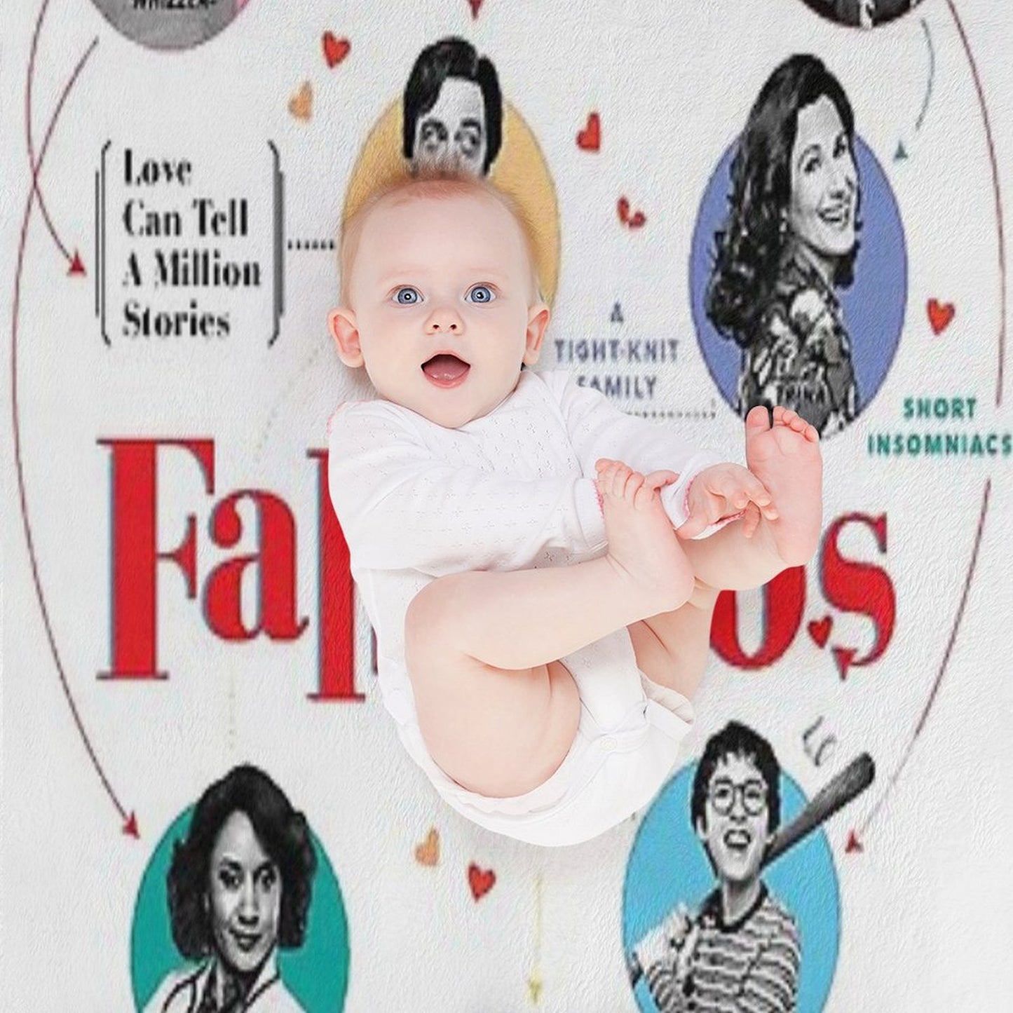 Falsettos Revival Throw Blanket