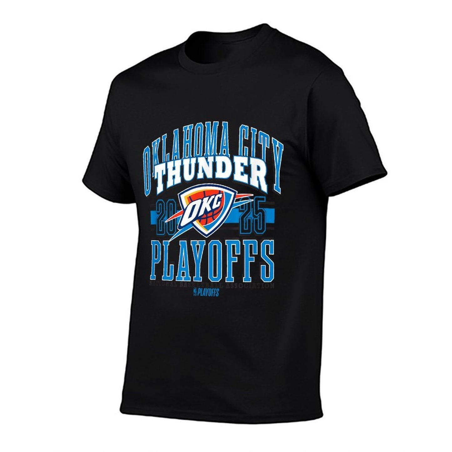 NBA Official Oklahoma City Thunder 2025 Playoffs Showtime  Moisture-wicking T-Shirt