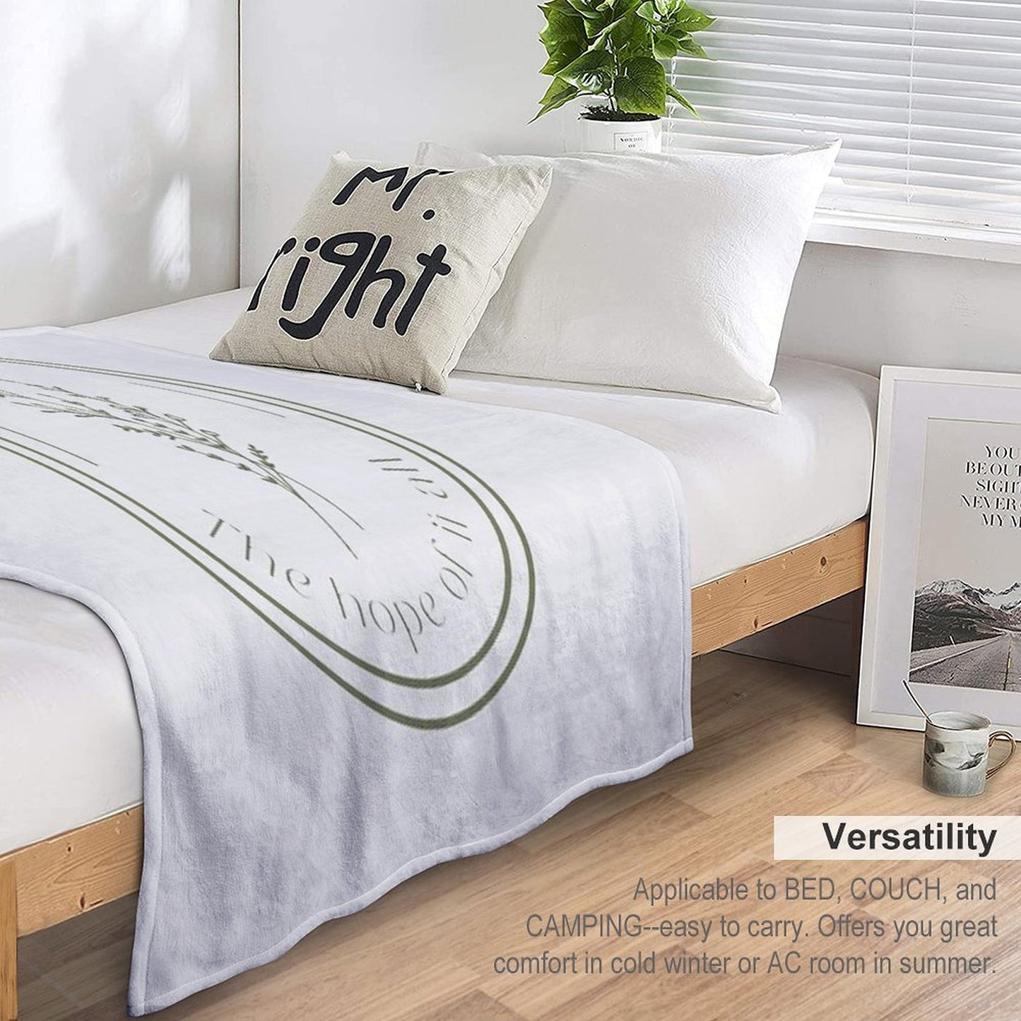 To Live for The Hope of It All Throw Blanket