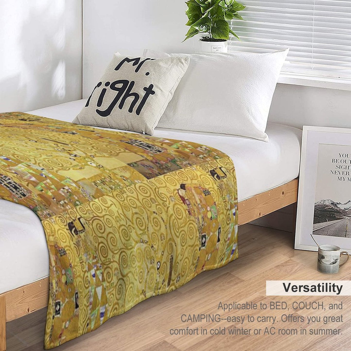 Gustav Klimt - Gustav Klimt  Tree Of Life (Arbol De La Vida) Throw Blanket