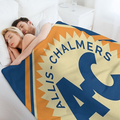 Allis Chalmers Retro Logo Throw Blanket