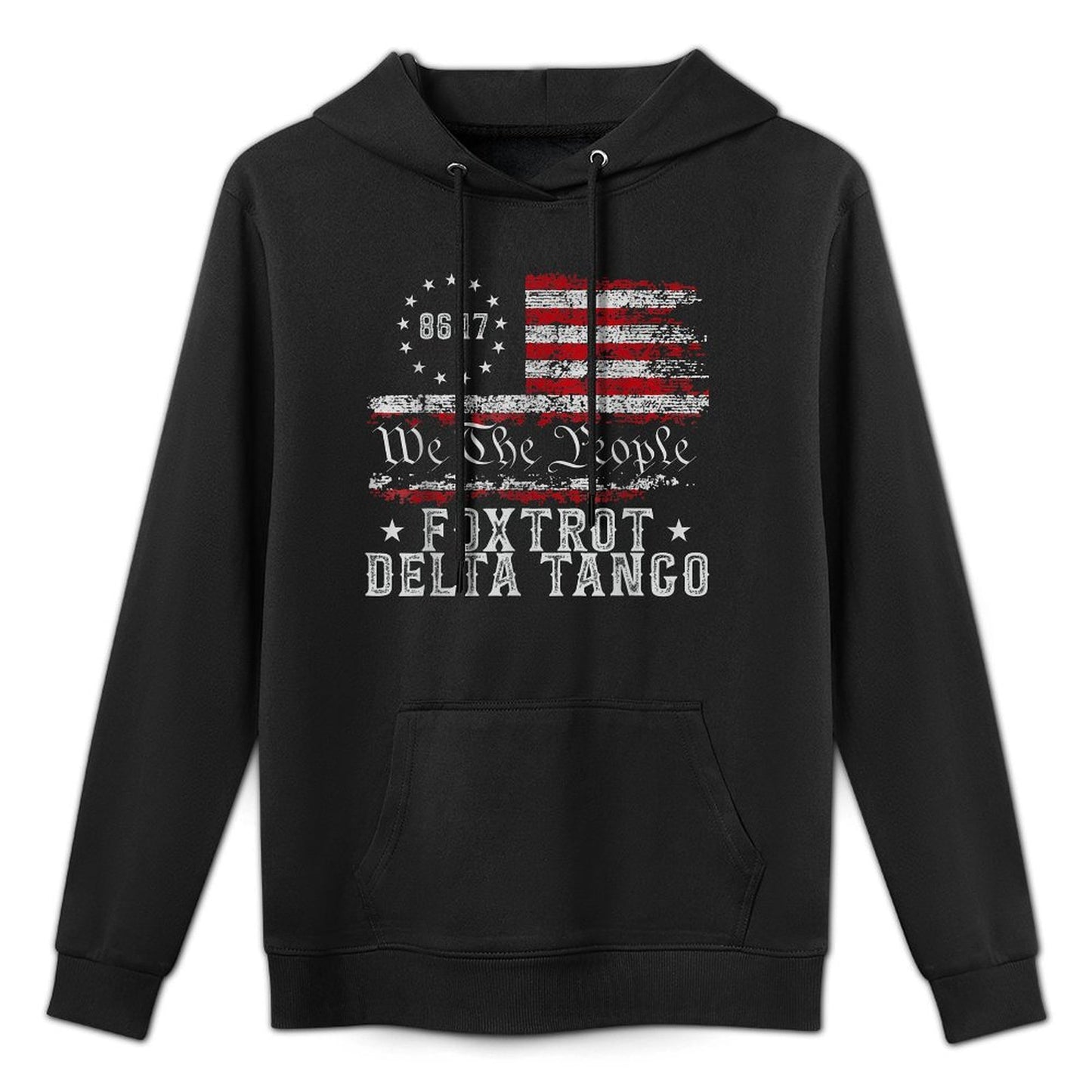 8647 Anti Trump Foxtrots Deltas Tangos Impeach 47 86 47 Shrink-Resistant Hoodie
