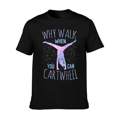 Cartwheel Gymnast Girl Classic Fit, Tie-Dye, - Black T-Shirt