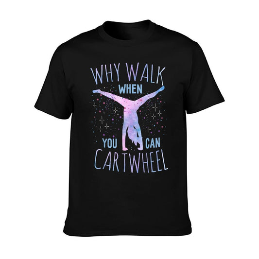 Cartwheel Gymnast Girl Classic Fit, Tie-Dye, - Black T-Shirt