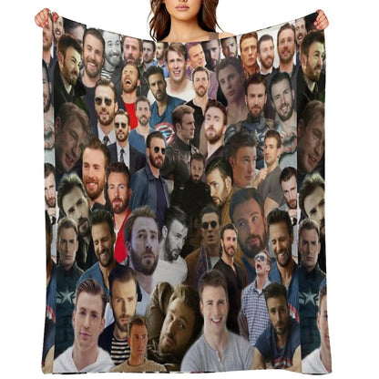 Chris Evans Throw Blanket