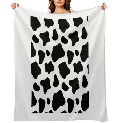Cow Spots Pattern Cows Animal Print Throw Blanket