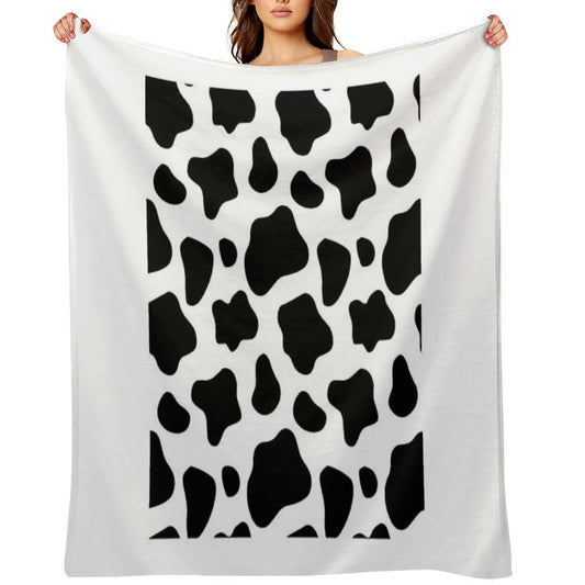 Cow Spots Pattern Cows Animal Print Throw Blanket