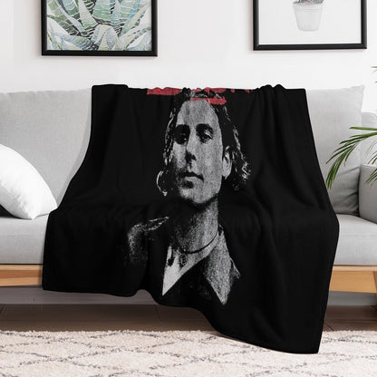 Guitar And Albums Band Throw Blanket