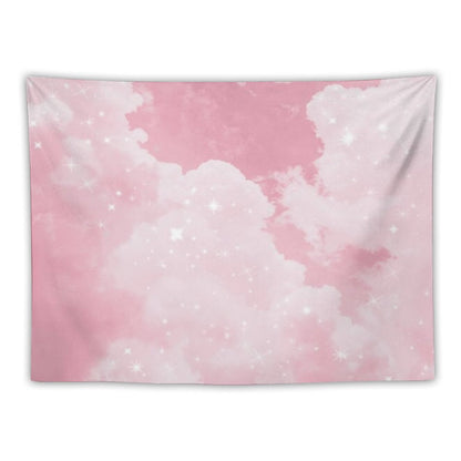 Pink Clouds Sparkling Tapestry