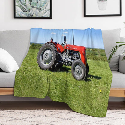 Massey Ferguson 35 Tractor Throw Blanket