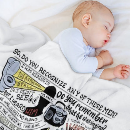I Want It That Way B99 (Colorized) Throw Blanket
