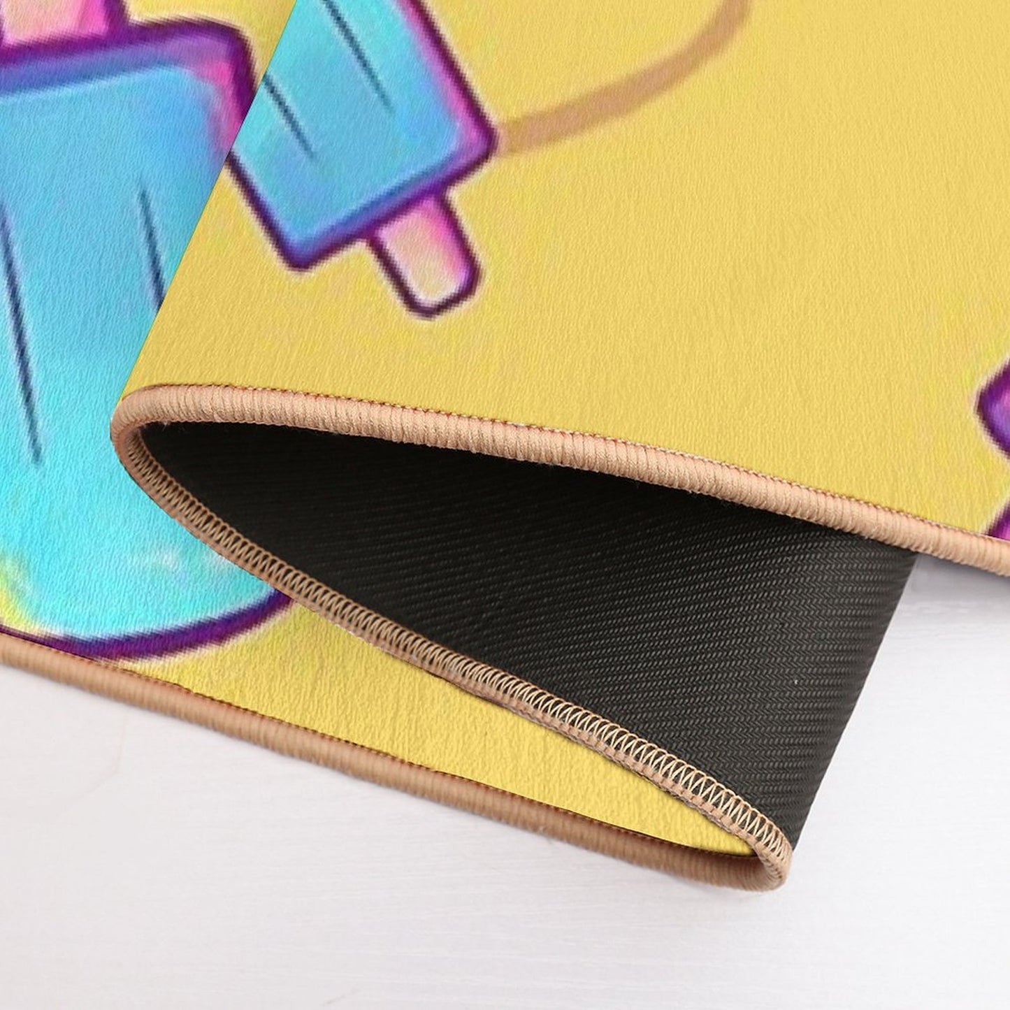 Kingdom Hearts Seasalt And Paopu Pattern Bath Mat