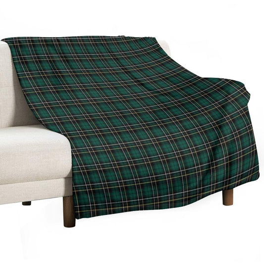 Clan MacAlpine Tartan Throw Blanket