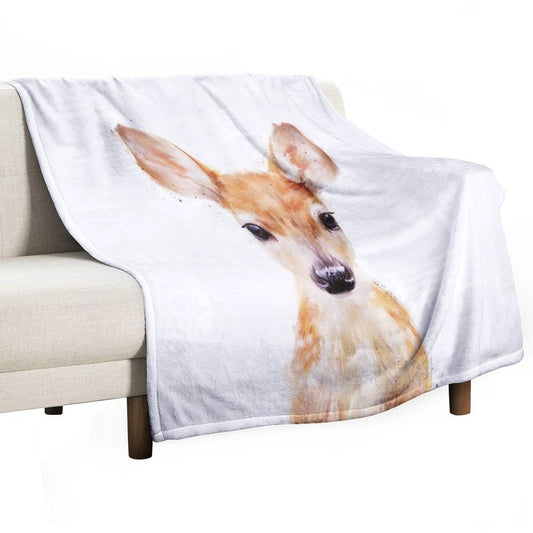 Little Deer Throw Blanket