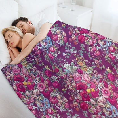 Bouquety Throw Blanket